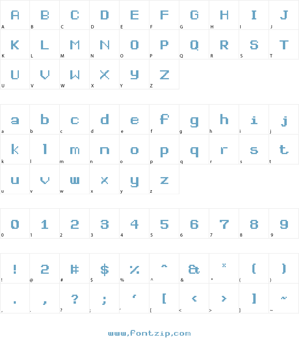 Earls Revenge Font Character