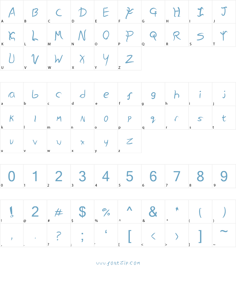 BW Seiun Font Character