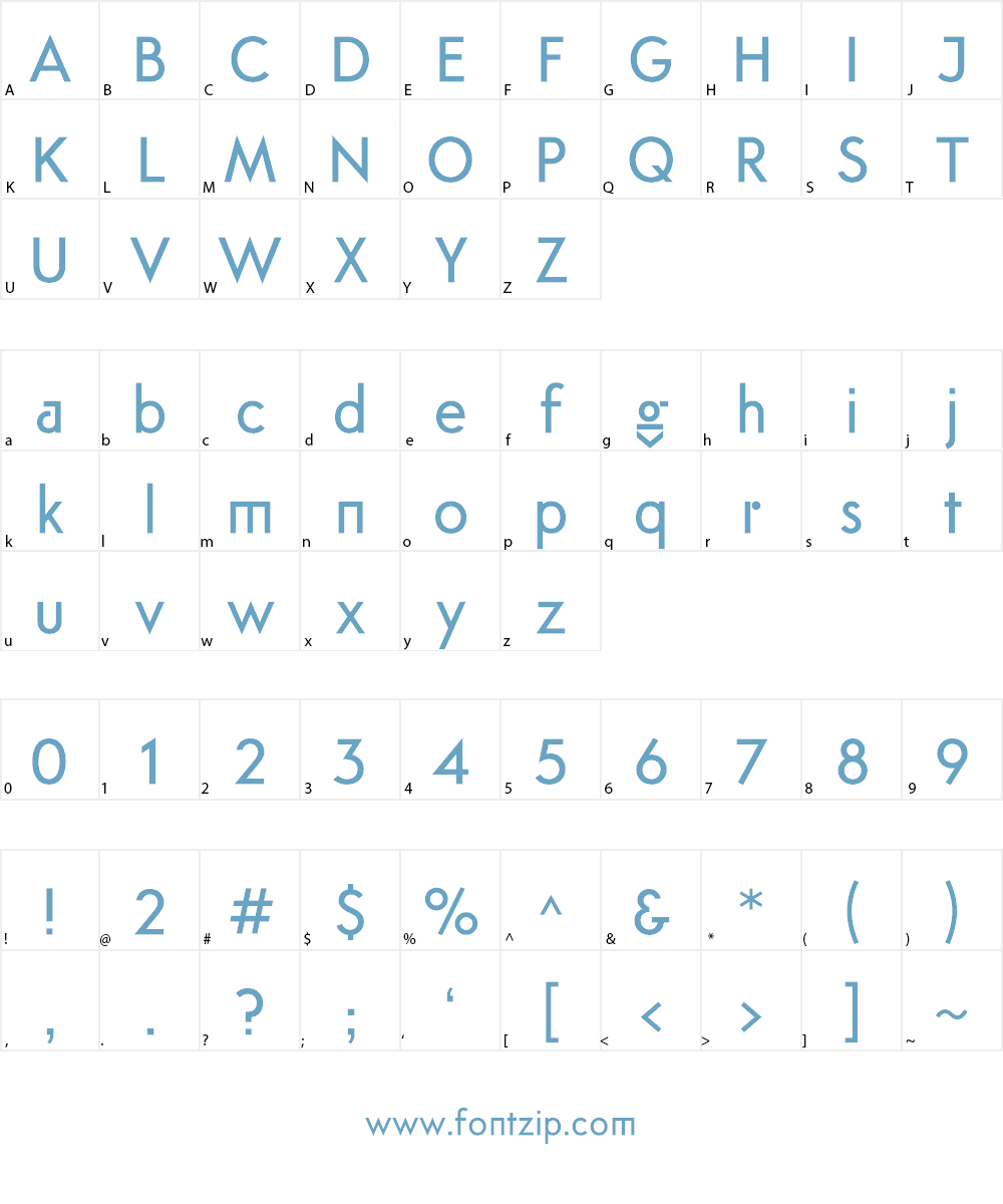 ft anima Font Character