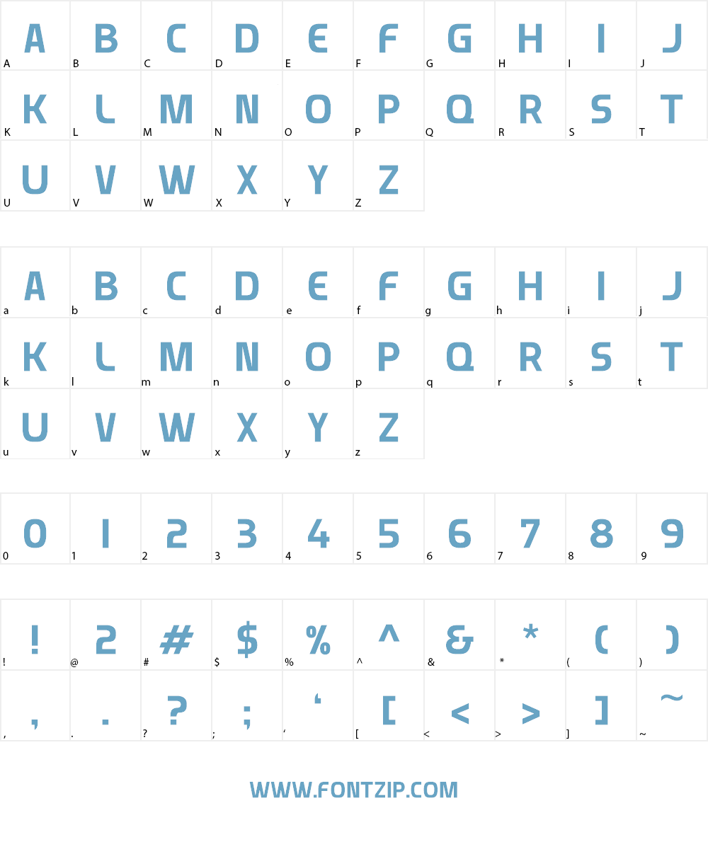 Munistic Font Character