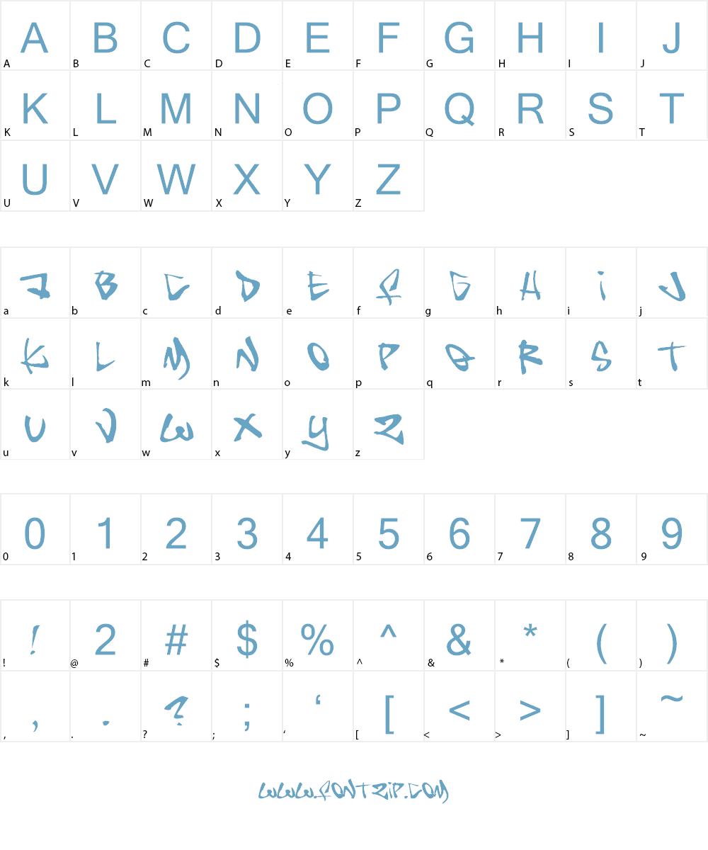 Insane Font Character