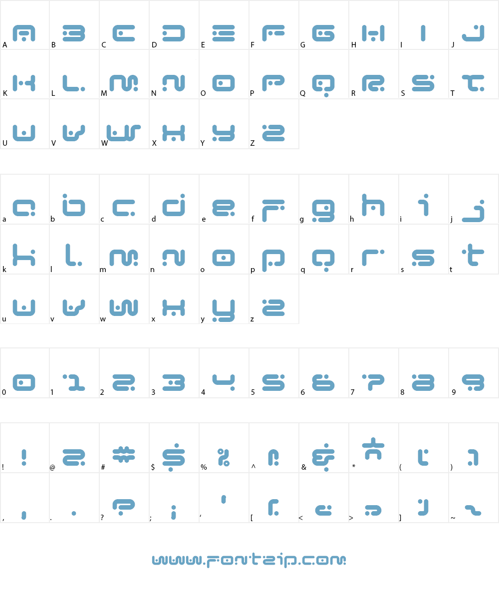 Gymnast Font Character