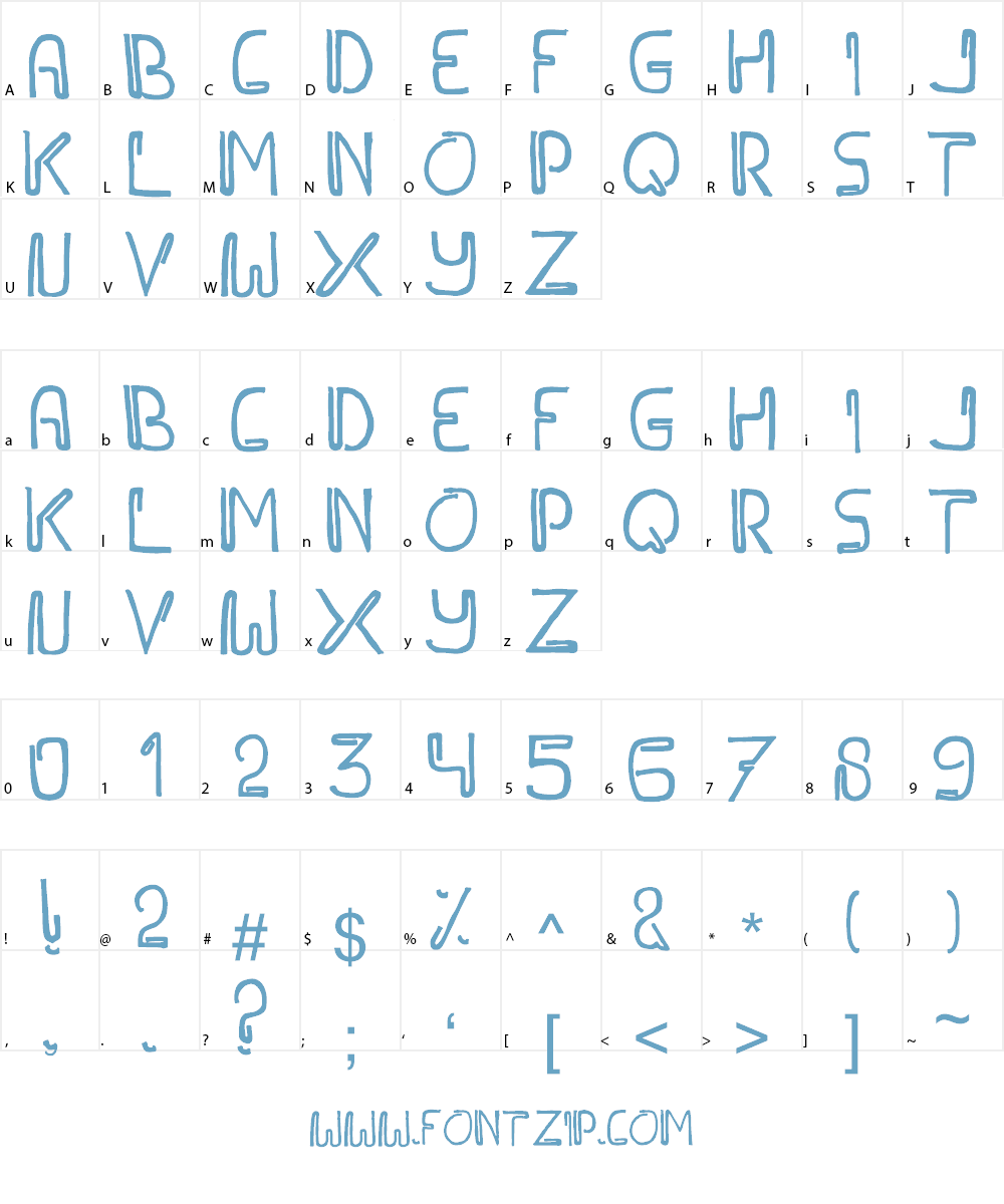 WIDAYAKA Font Character