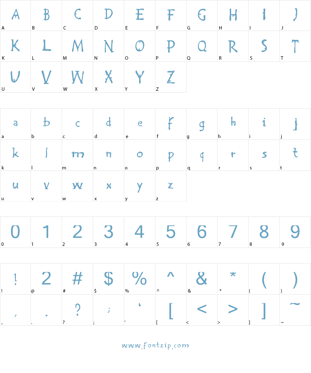 Handy Font Character