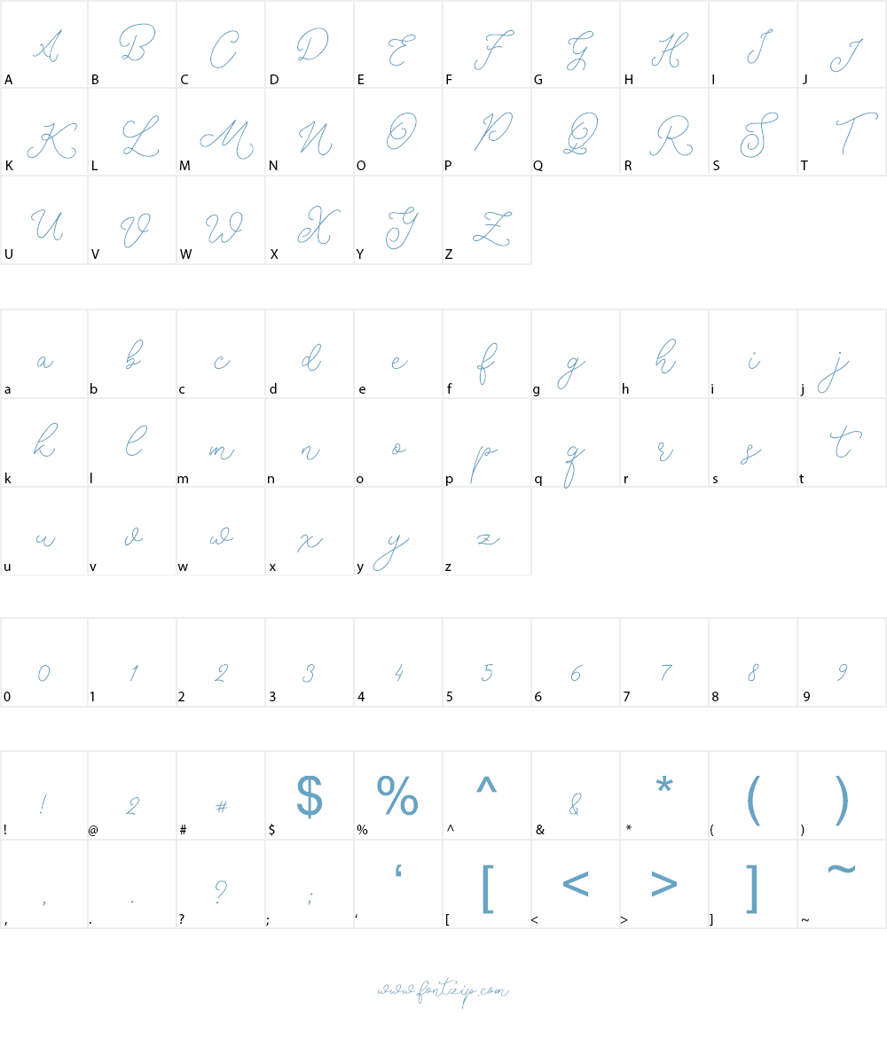 Rotters Font Character