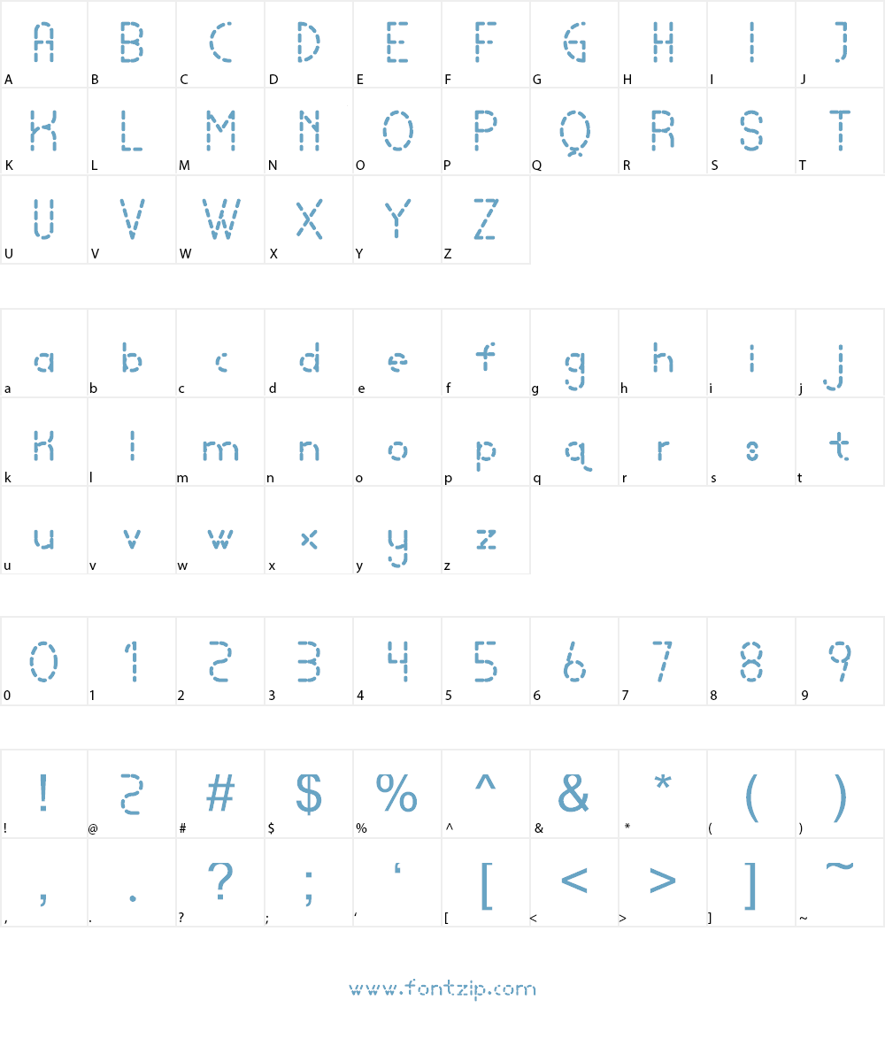 Lamborgini Font Character