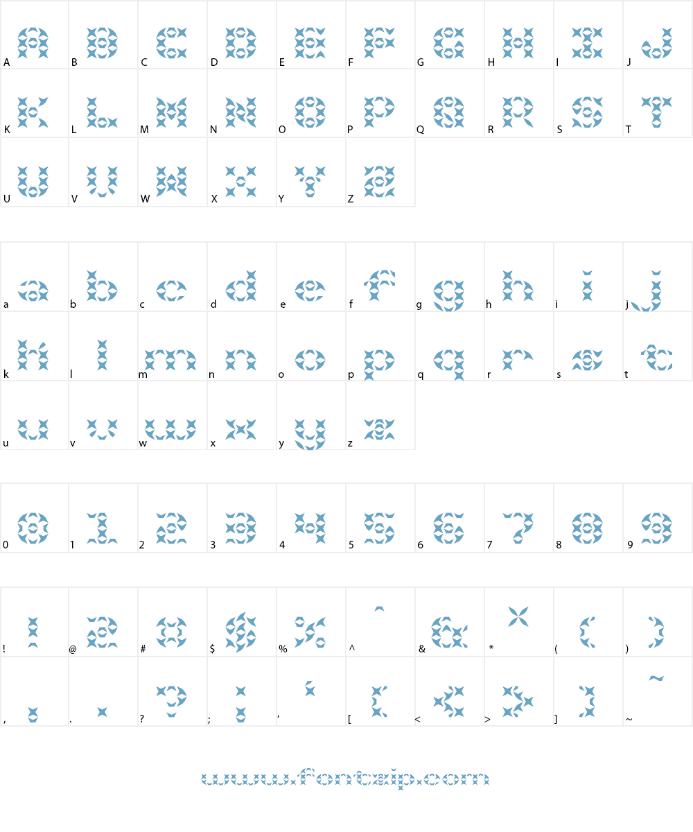 Prickly Pear Font Character