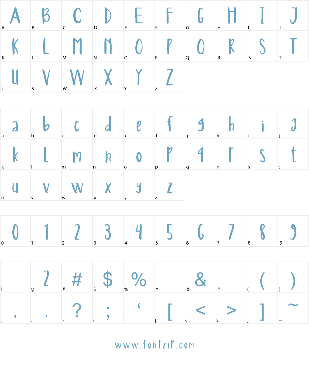 Colosal Font Character