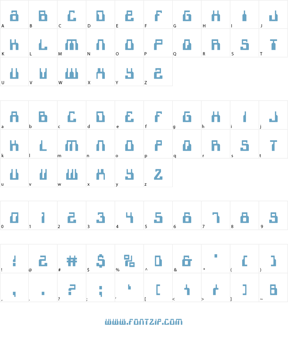 1968 Odyssey Font Character