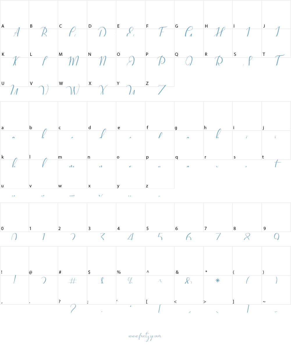 The Himalaya Font Character