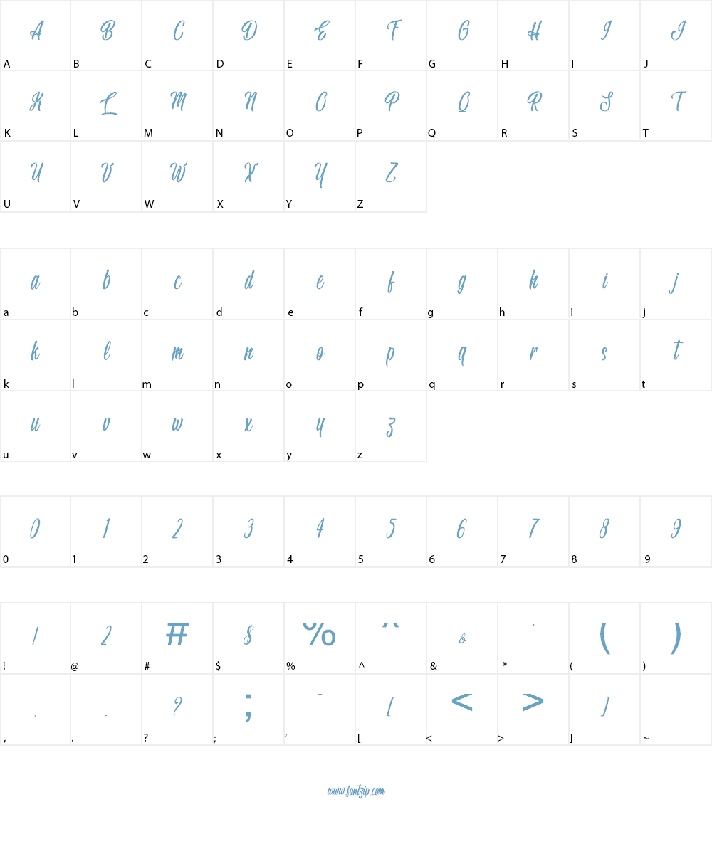 Handsome Boss - Personal Use Font Character