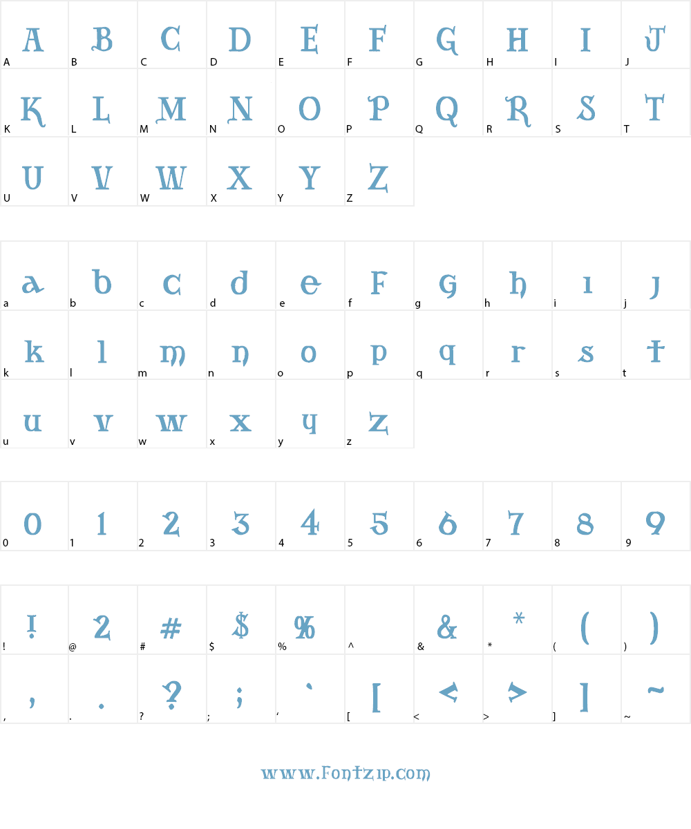 Brave Font Character