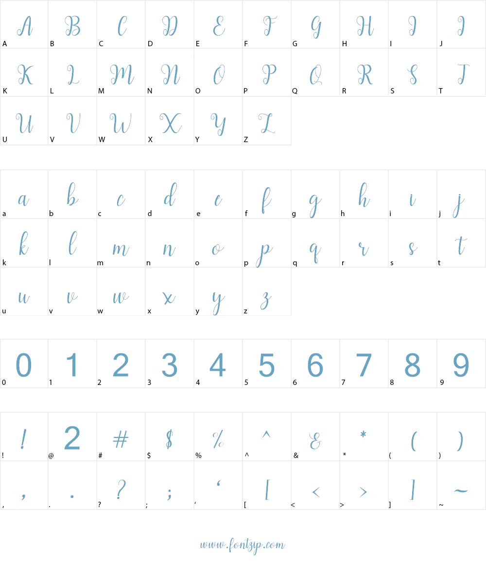 andiney Font Character