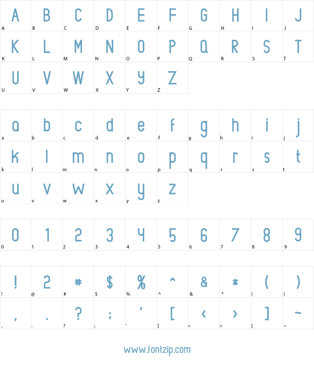 Rowland Font Character