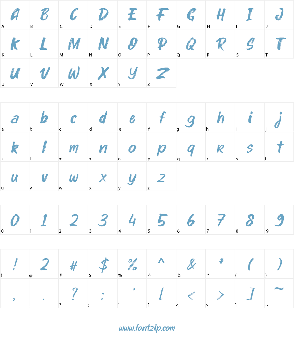 Kinder Boy Font Character