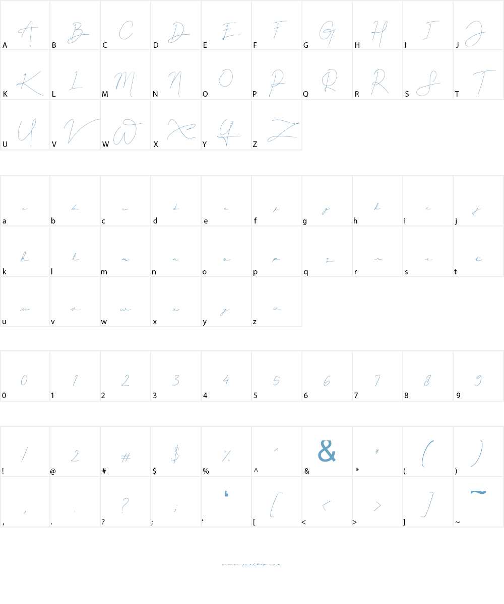 Gellattik Janggan Font Character