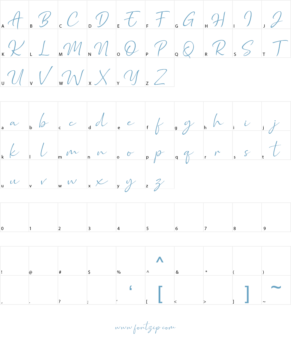 Marthin Font Character