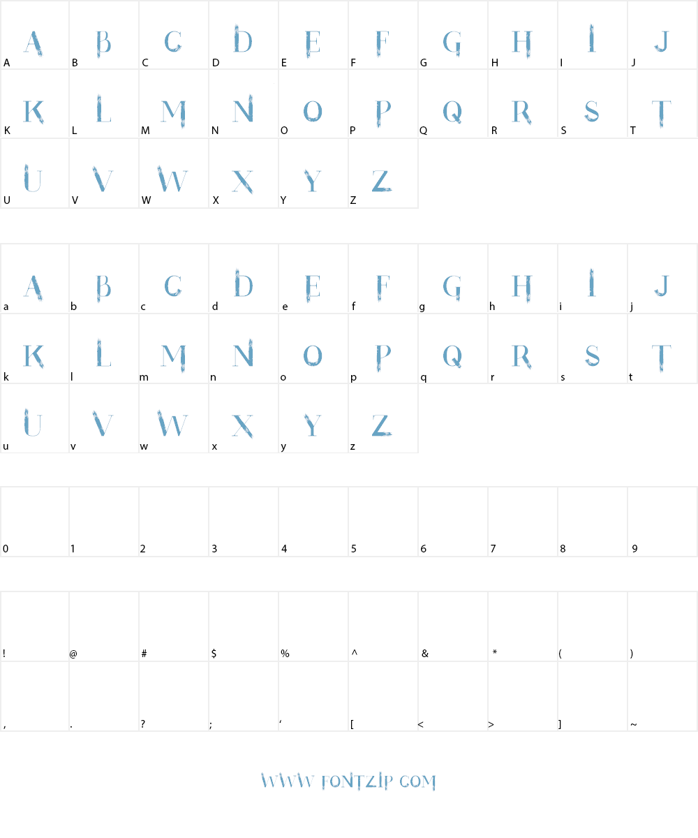 Naila Font Character