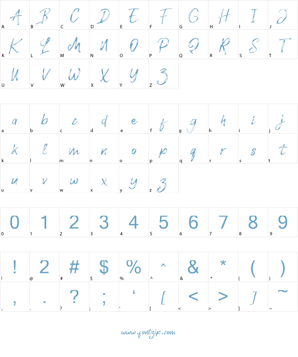 Amethyst Font Character