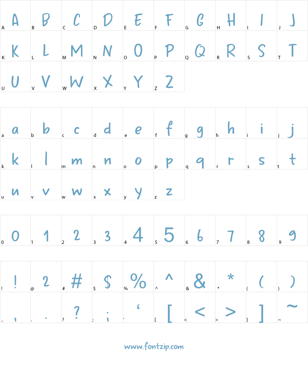 Odaiba Script Font Character