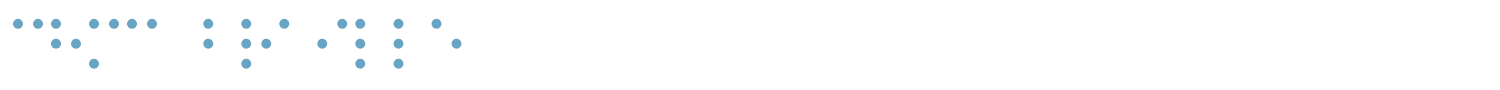sample CHMC Braille font